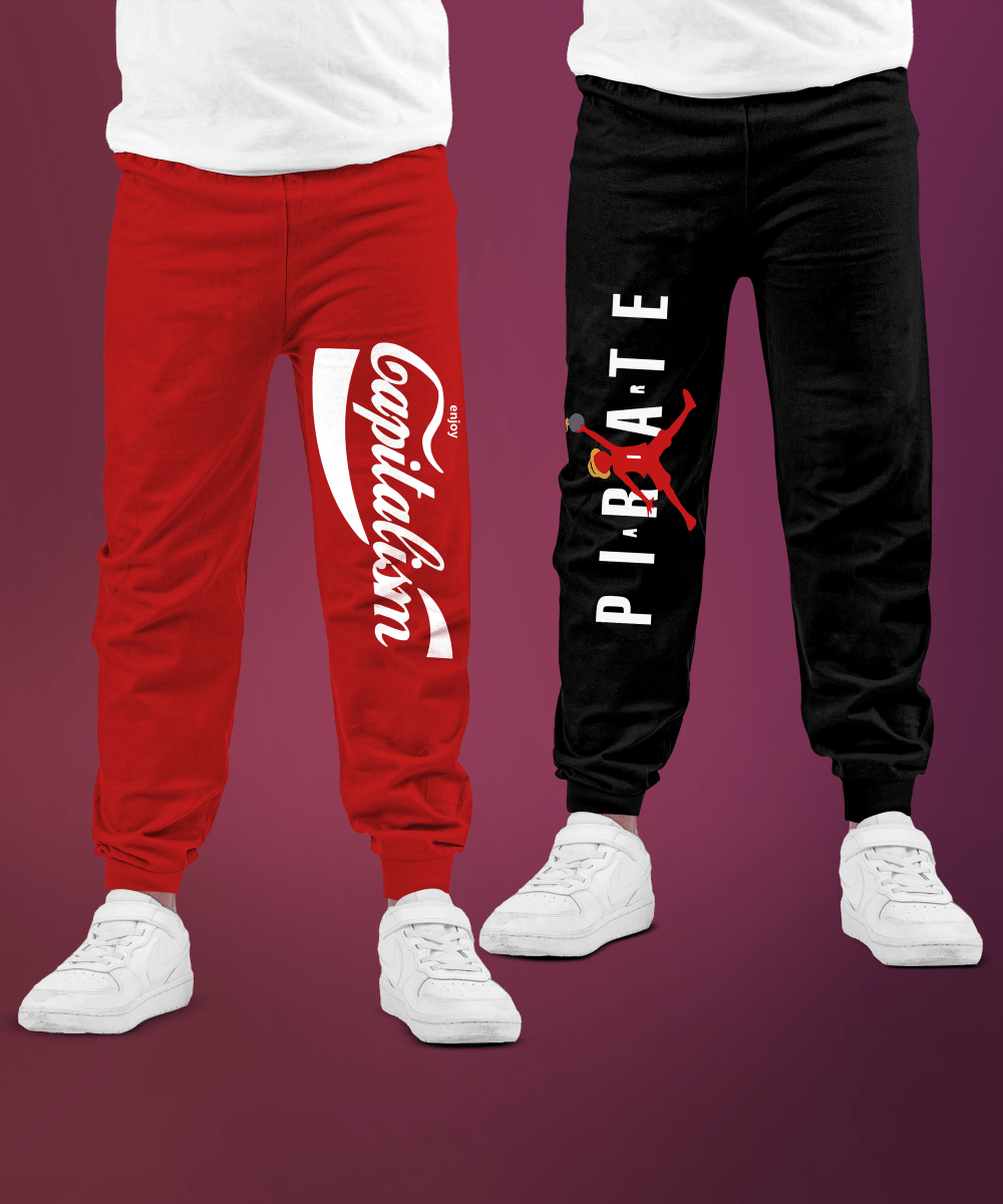 Boys Printed Track Pant - Pack of 2 - KYDA ONLINE STORE