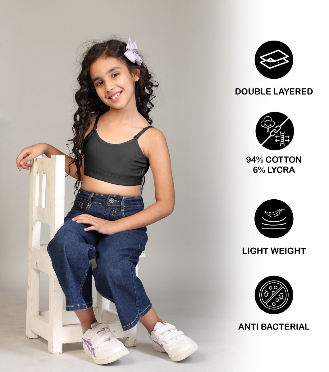 Girls Pre-Teen Beginner Bra | Pack of 2 - KYDA ONLINE STORE