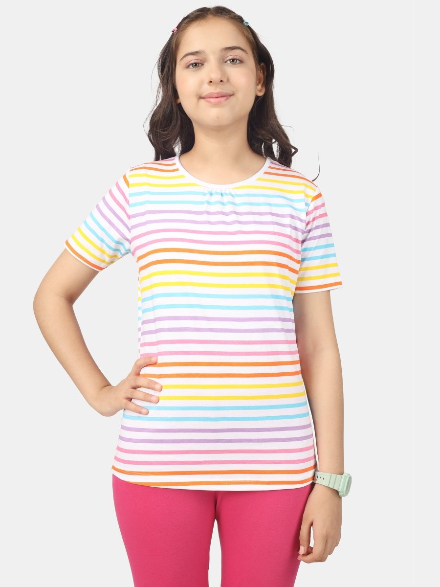 Girls Half Sleeve Printed T-Shirts - Pack of 3 - KYDA ONLINE STORE