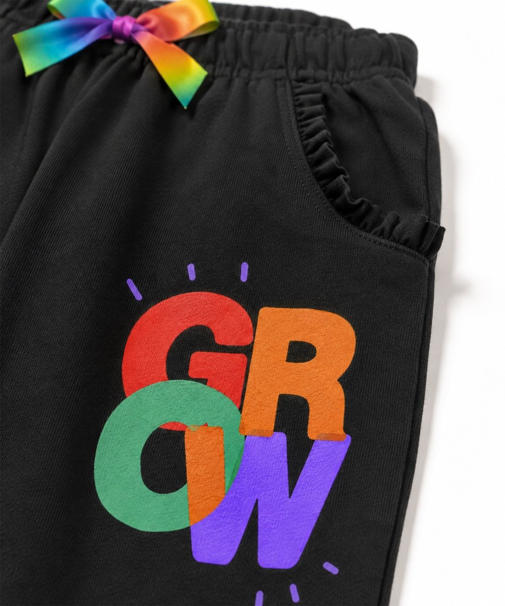 Girls Frill Pocket Joggers – Pack of 2 - KYDA ONLINE STORE