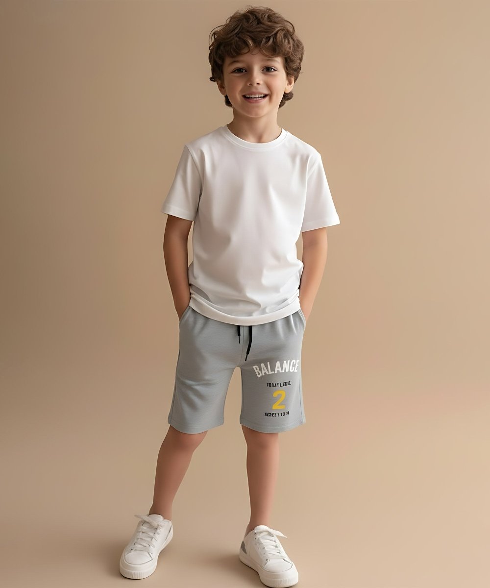 Boys Printed Shorts – Black, Yellow, Grey - KYDA ONLINE STORE