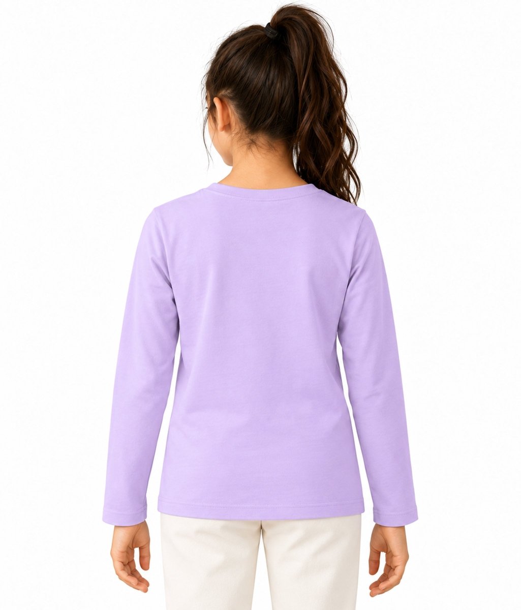 Girls Premium Cotton Full Sleeve Printed T-Shirt | P1 - KYDA ONLINE STORE