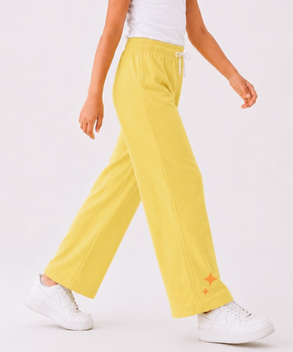 Girls Wide-Leg Palazzo Pants – Summer Wear - KYDA ONLINE STORE