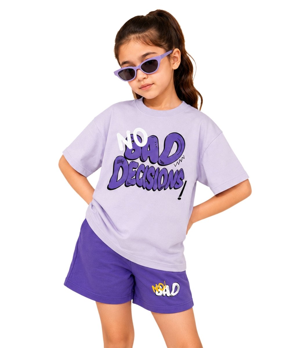 Purple Pop Co-ord Set | Girls - KYDA ONLINE STORE