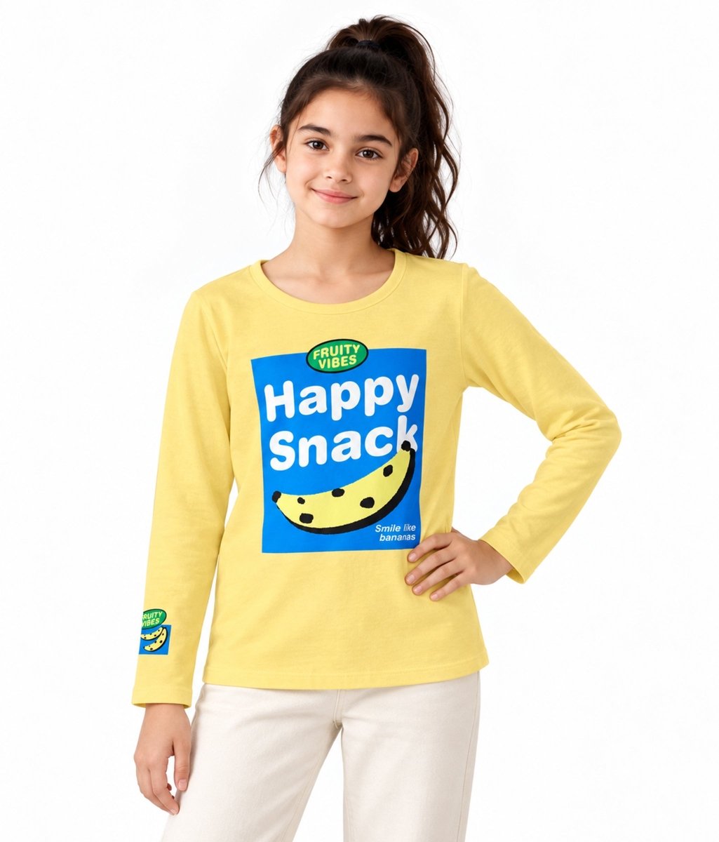Girls Premium Cotton Full Sleeve Printed T-Shirt | P3 - KYDA ONLINE STORE