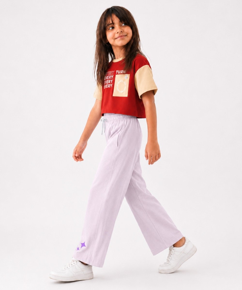 Girls Wide-Leg Palazzo Pants – Summer Wear - KYDA ONLINE STORE