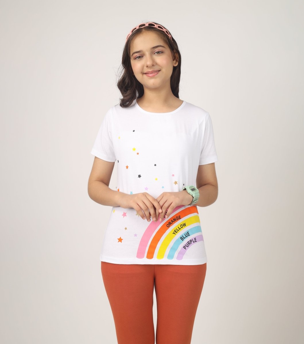Girls Printed T-Shirts – Pack of 3 | Regular Fit - KYDA ONLINE STORE
