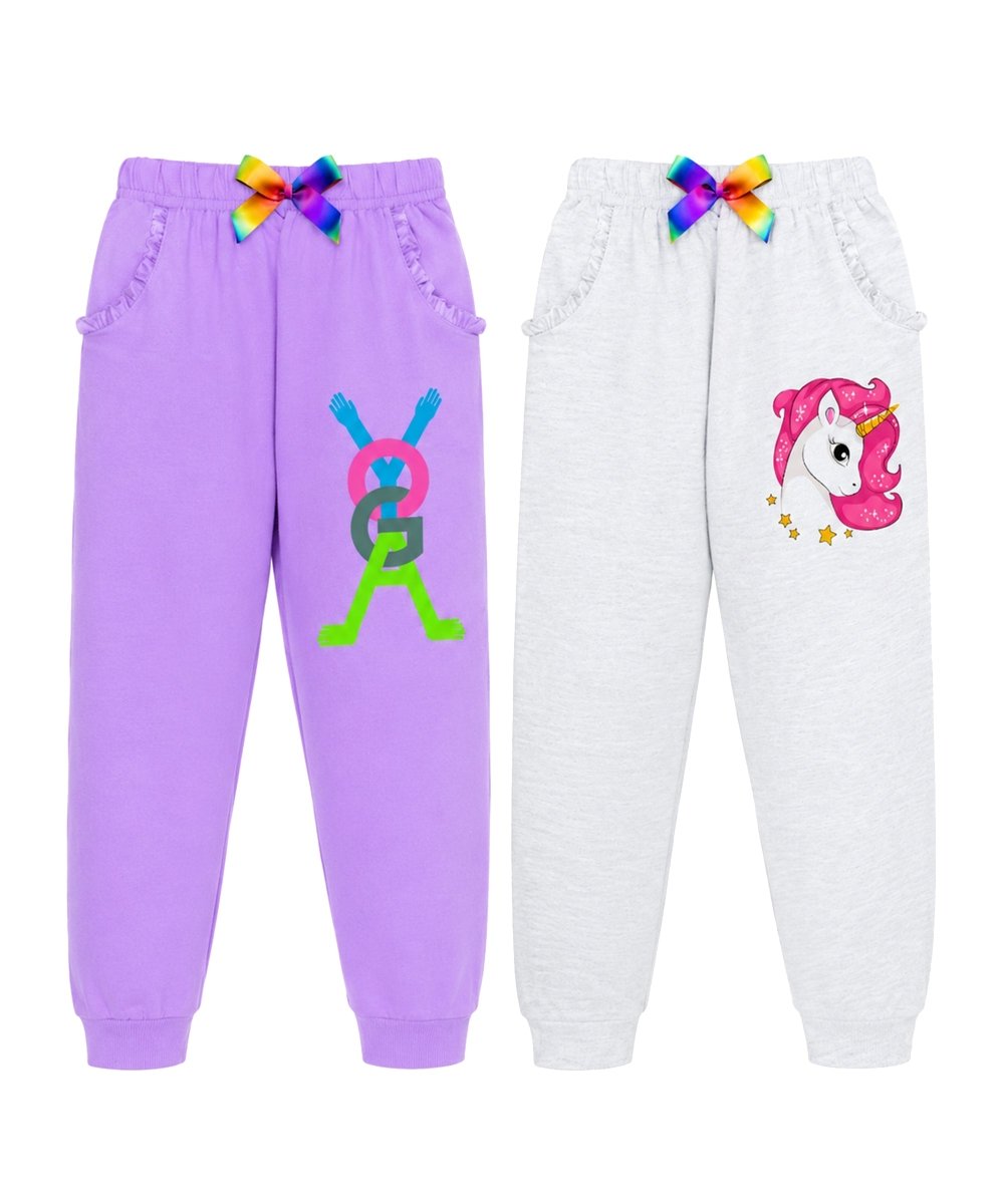 Girls Frill Pocket Joggers – Pack of 2 - KYDA ONLINE STORE