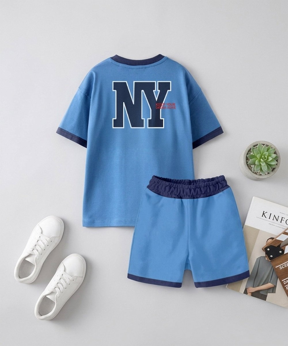 Boys co-ords | Oversized T-shirt with shorts - KYDA ONLINE STORE