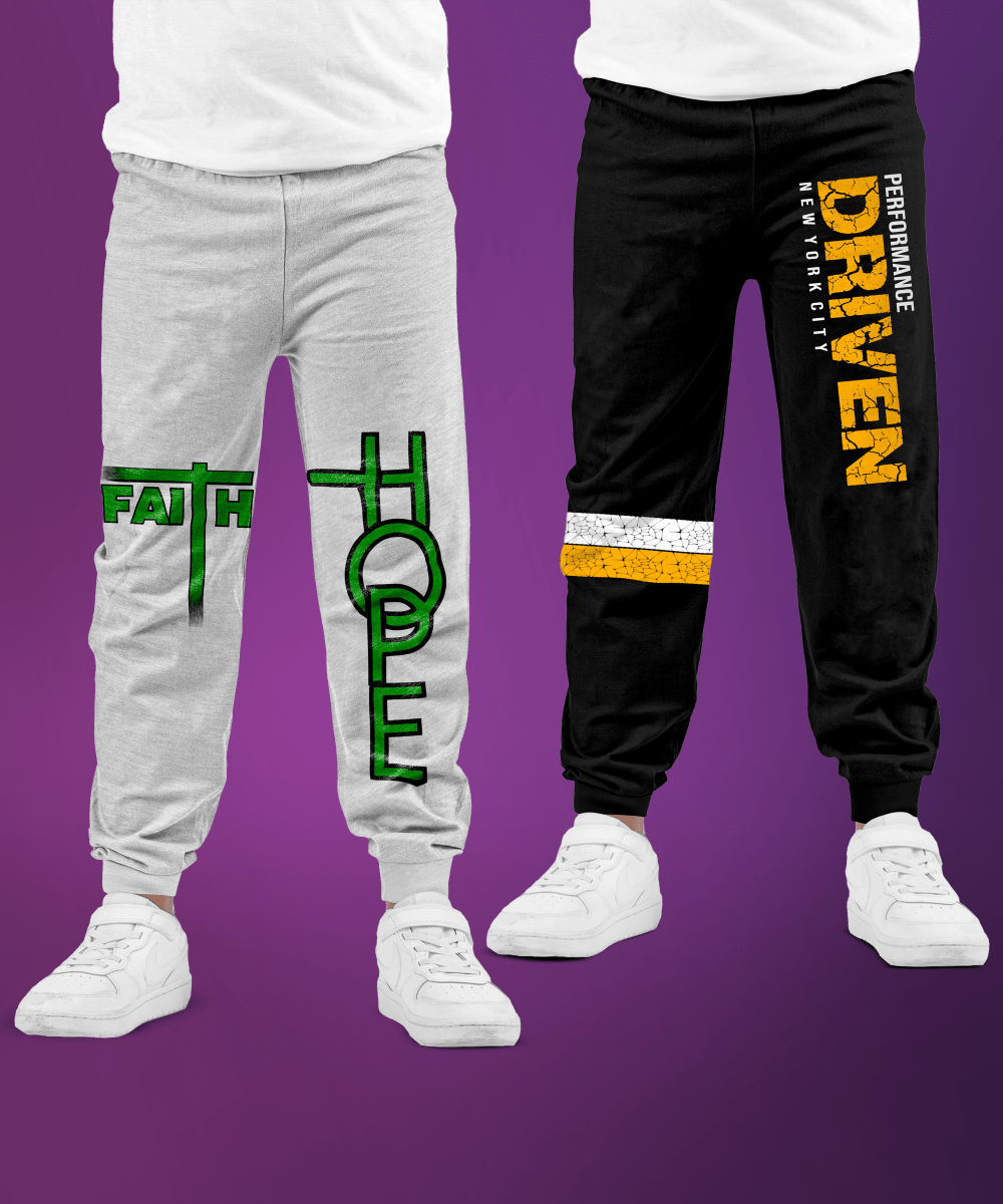 Faith | Boys Printed Trousers - Pack of 2 - KYDA ONLINE STORE