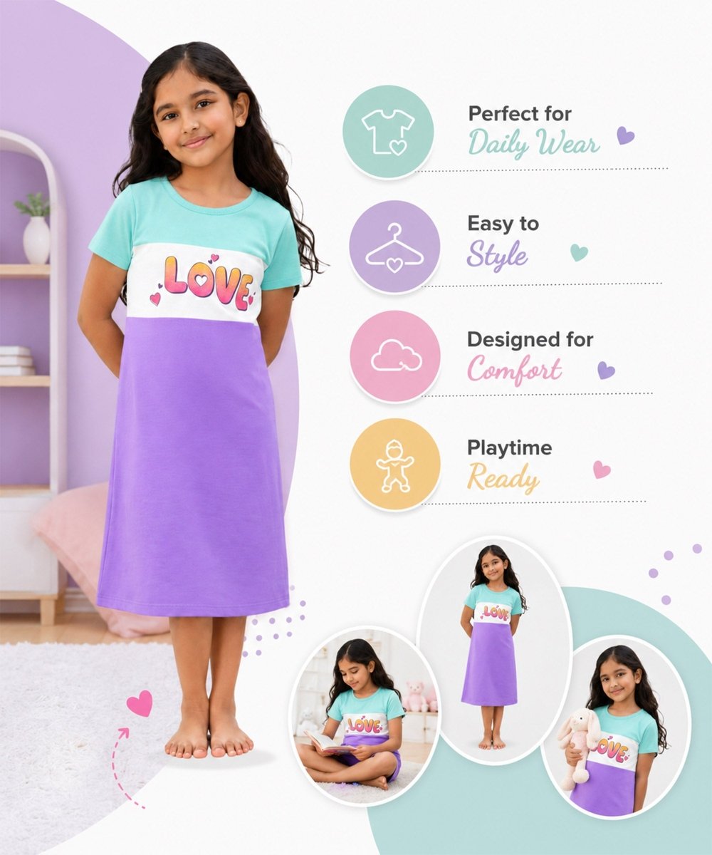 Long Top| Colour Block Theme - KYDA ONLINE STORE