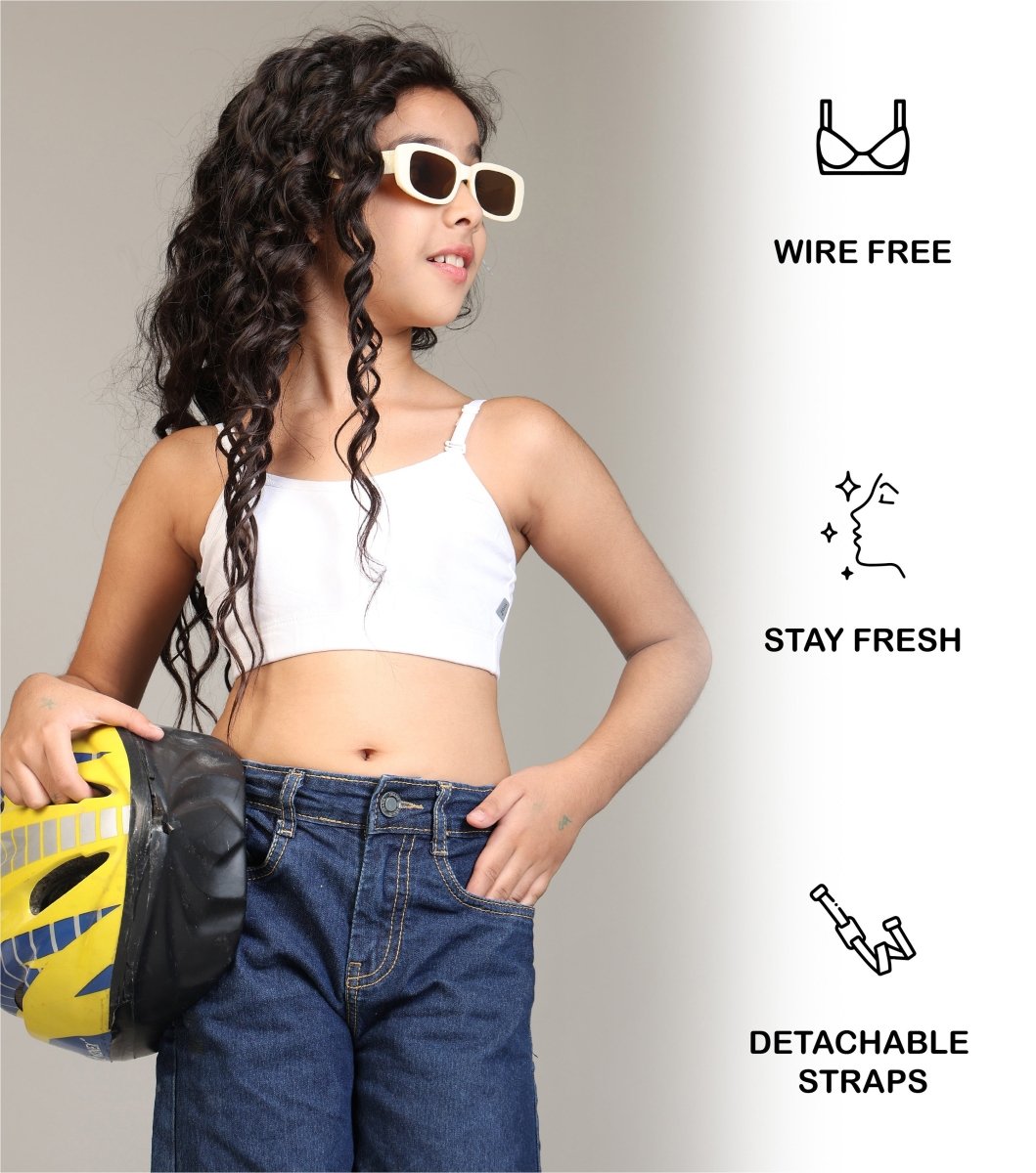 Girls Pre-Teen Beginner Bra | Pack of 2 - KYDA ONLINE STORE