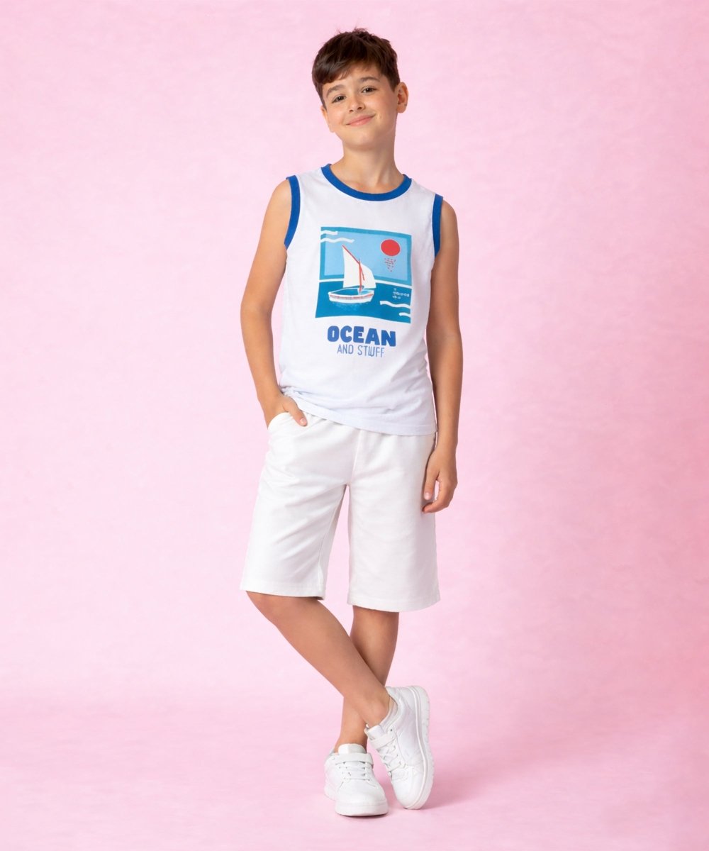 Boys Printed Summer Vest | Pack of 5 - KYDA ONLINE STORE