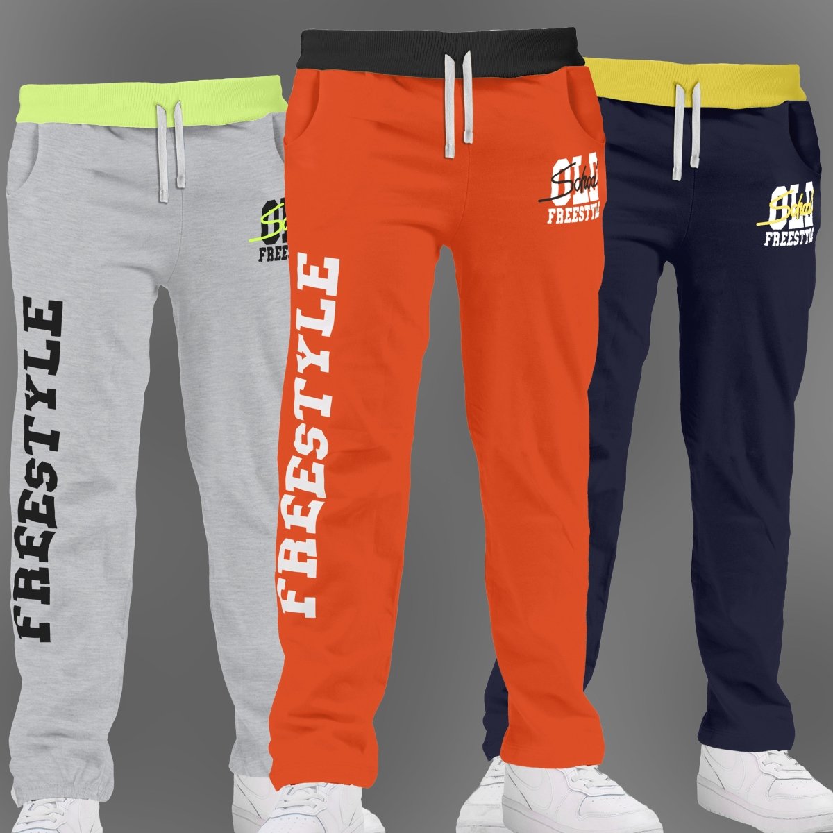 Boys Printed Track Pants – Pack of 3 - KYDA ONLINE STORE