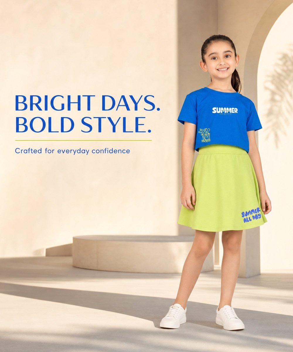 Summer Splash Girls Co-ord Set - KYDA ONLINE STORE