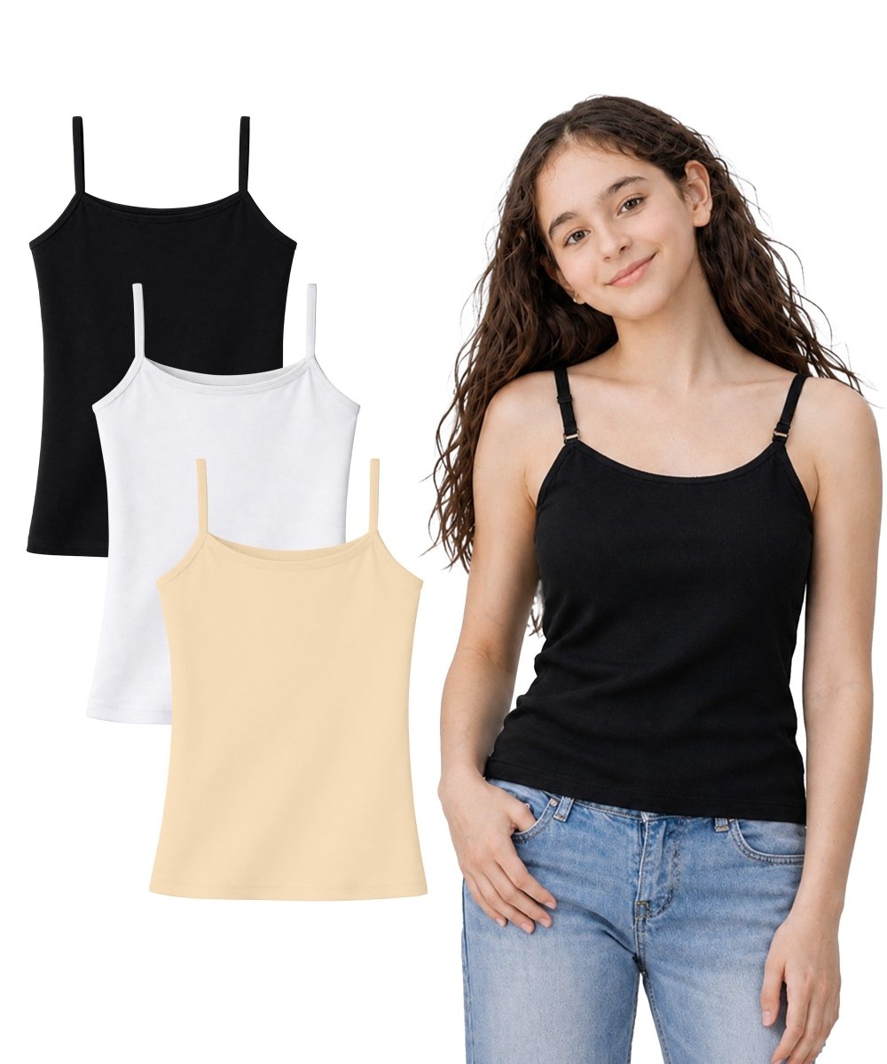 Girls Beginner Padded Camisole – Pack of 3 - KYDA ONLINE STORE