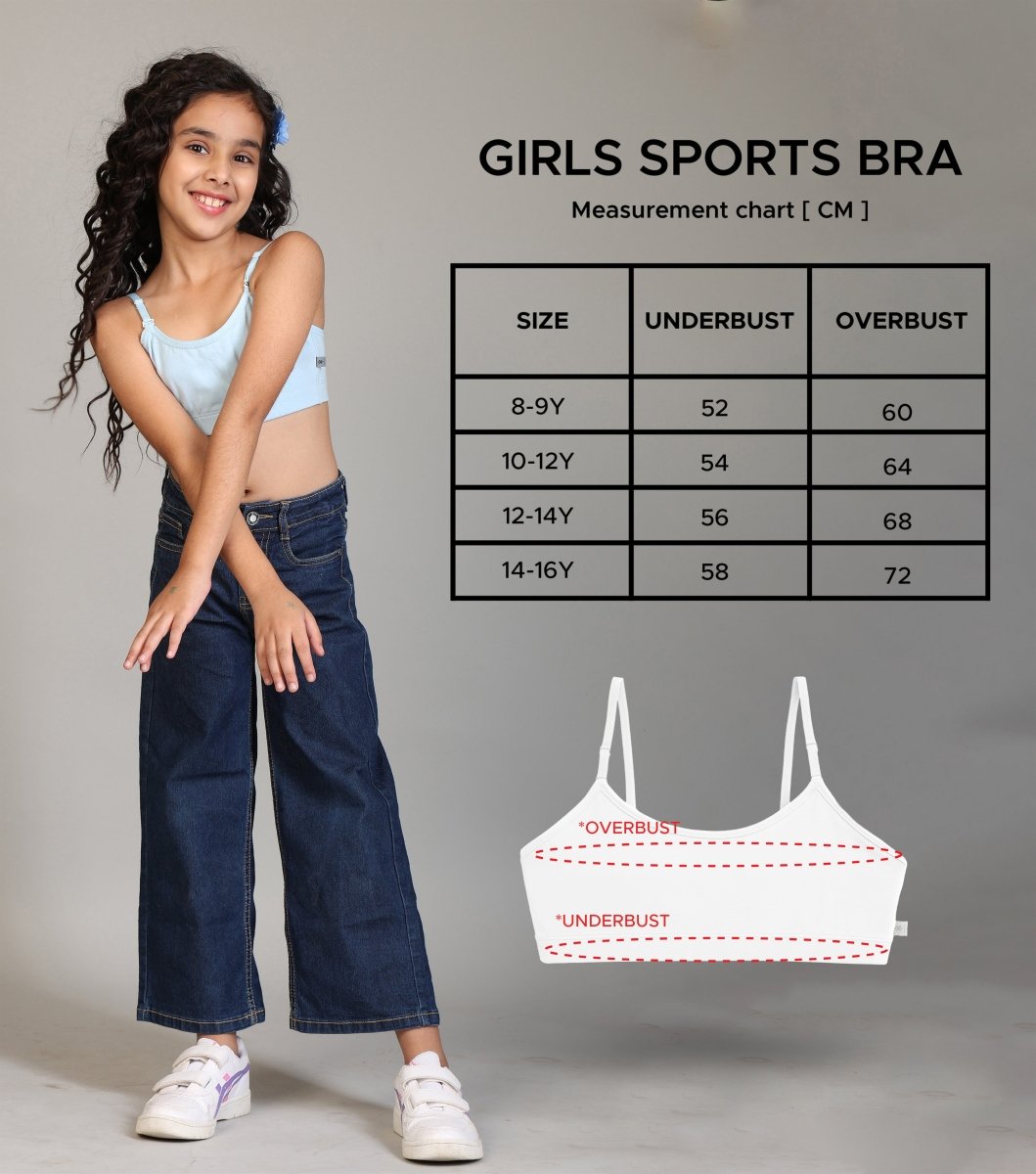 Girls Pre-Teen Beginner Bra | Pack of 2 - KYDA ONLINE STORE