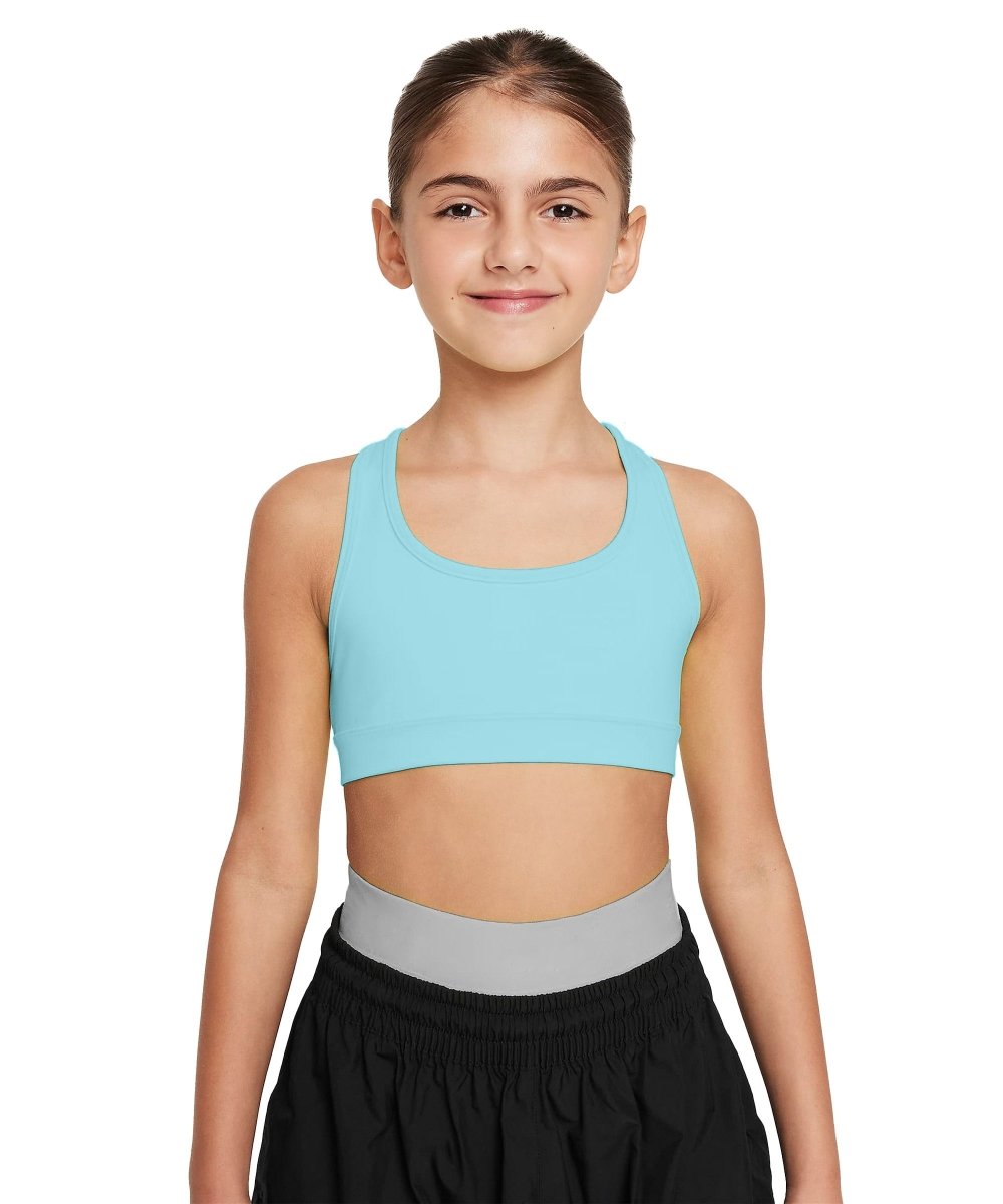 Girls Lycra Cotton Sports Bra for Pre-Teens | Racerback | Full Coverage, No Padding - KYDA ONLINE STORE