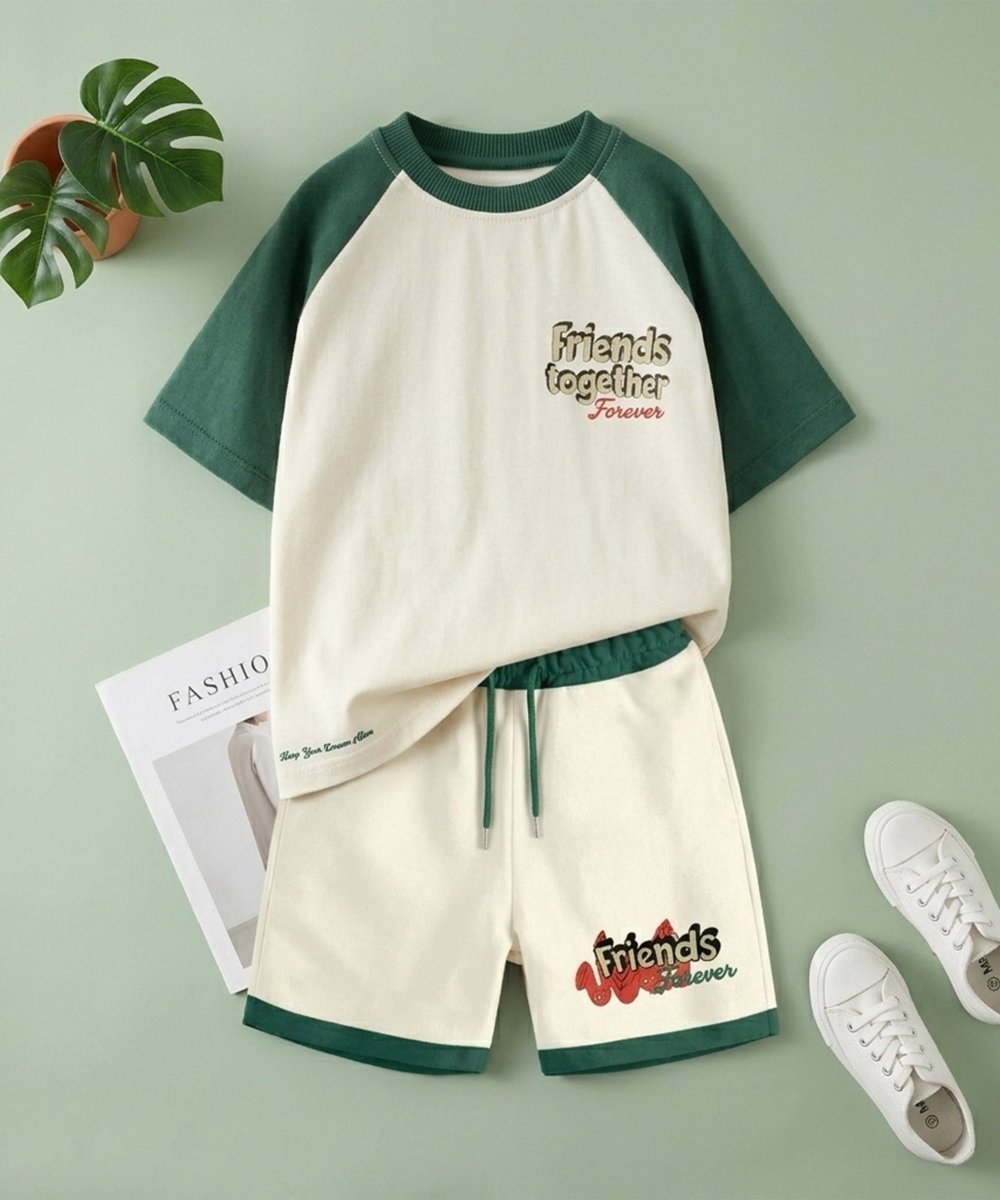 Friends Forever | Boys Oversized Co-ords - KYDA ONLINE STORE