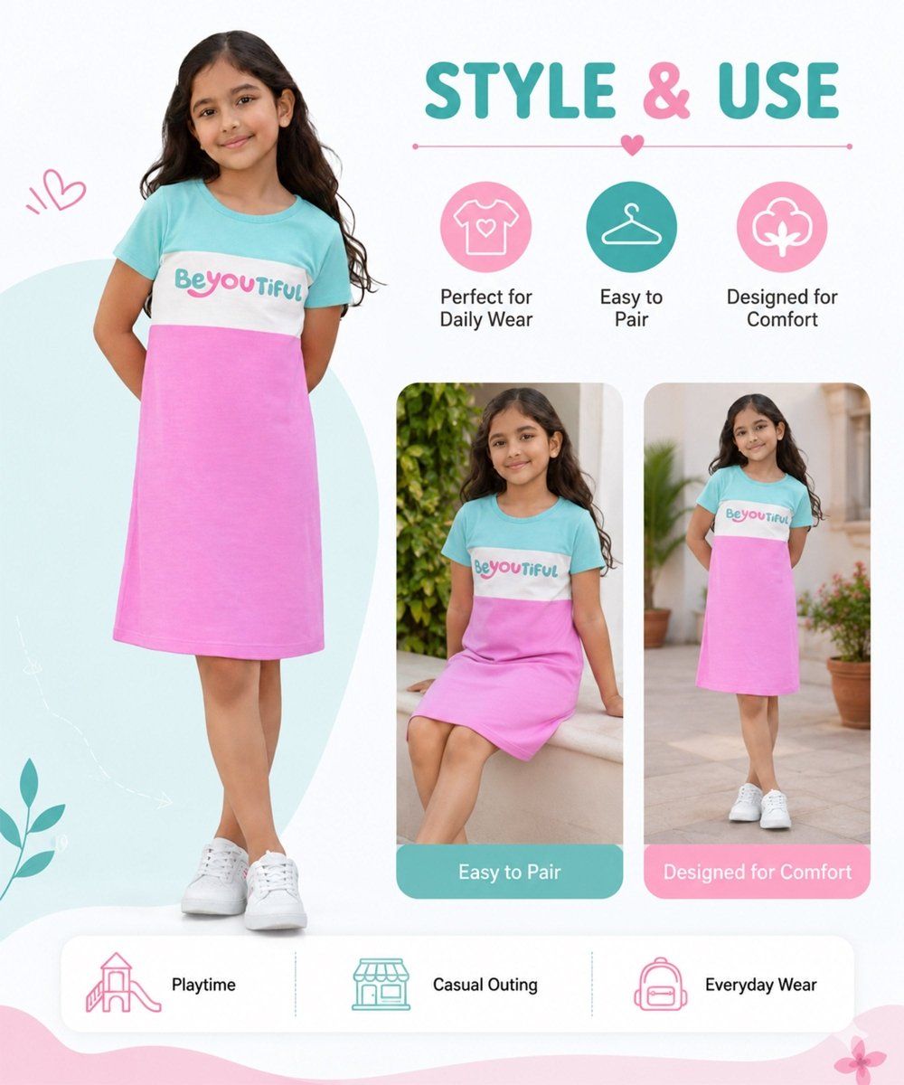 Long Top| Colour Block Theme - KYDA ONLINE STORE