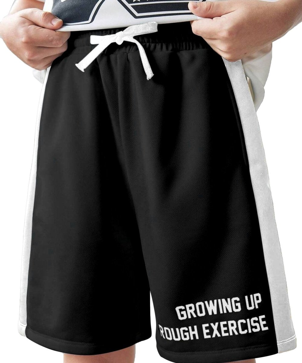 Boys Oversized Printed Co-ord Set | White & Black - KYDA ONLINE STORE