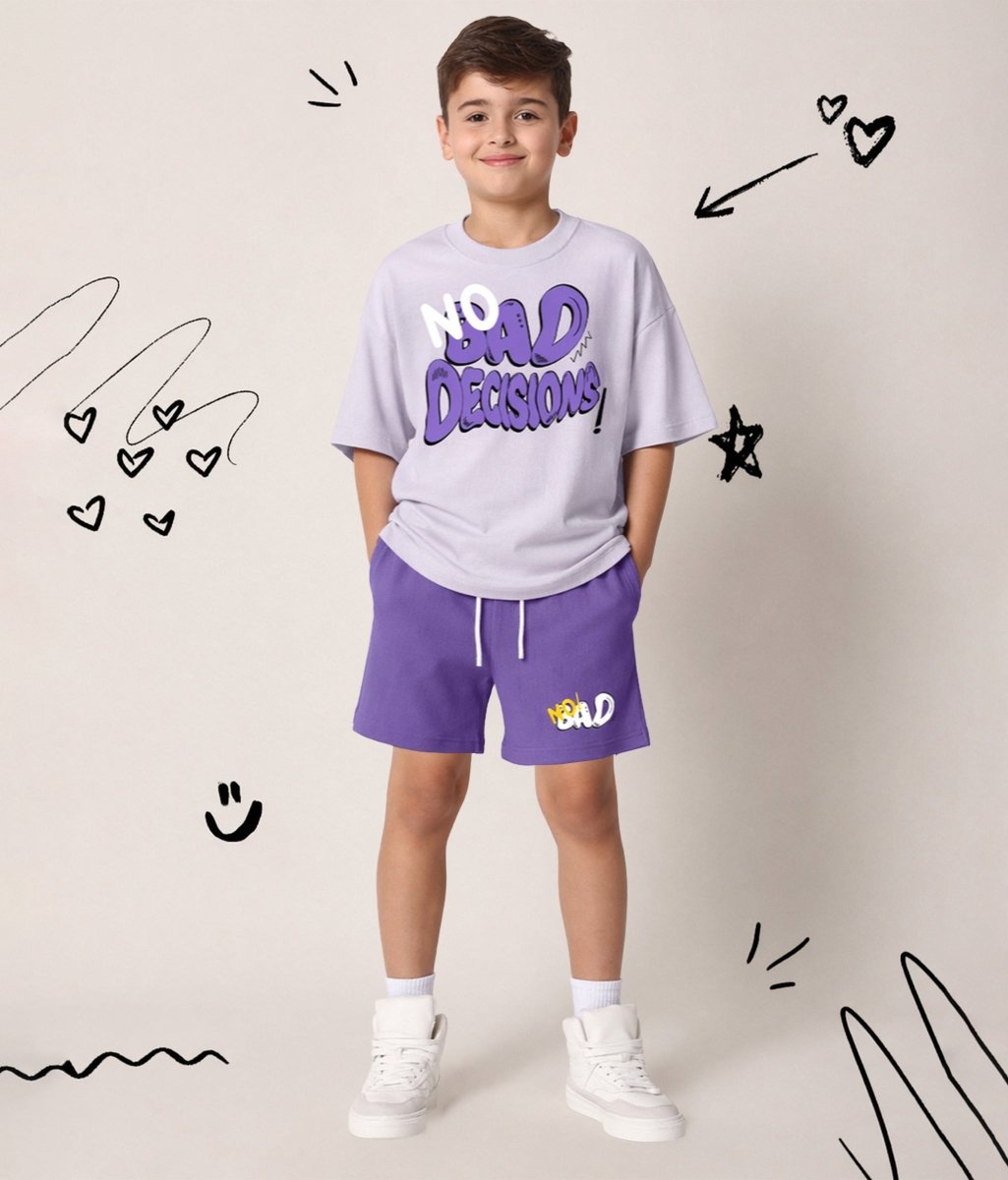 Purple Pop Co-ord Set | Boys - KYDA ONLINE STORE