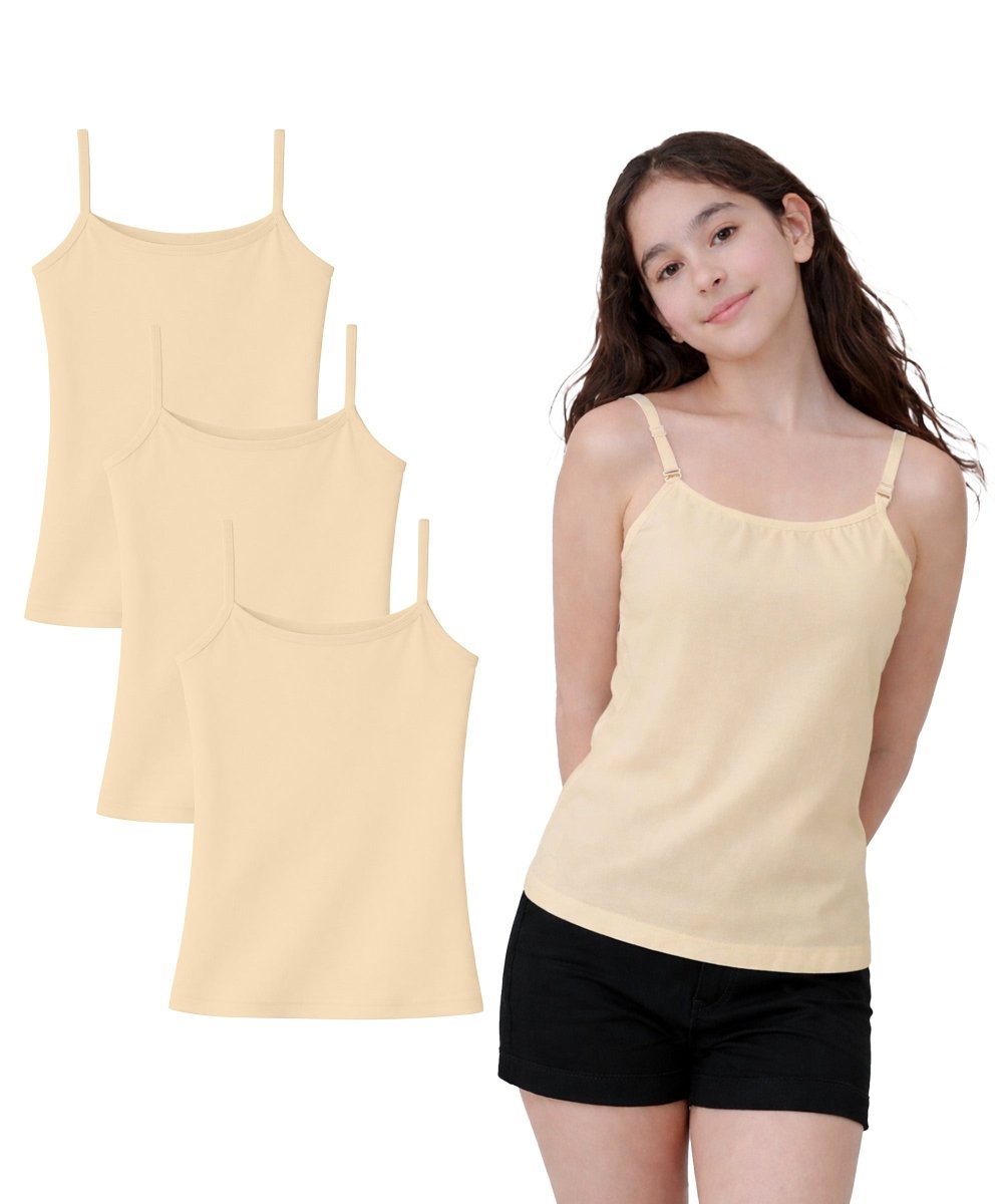 Girls Beginner Padded Camisole – Pack of 3 - KYDA ONLINE STORE