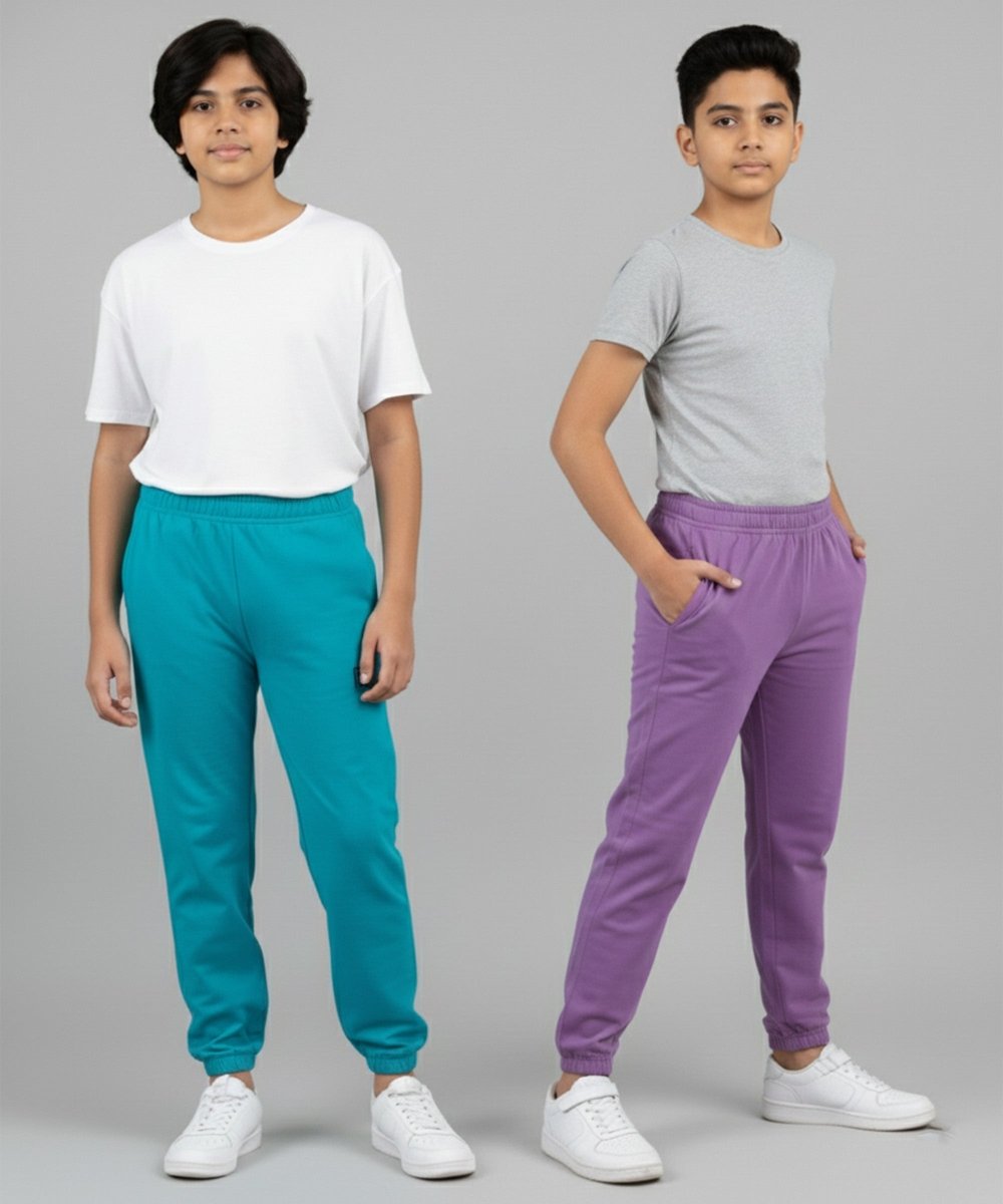 Unisex Basic Joggers | Turquoise, Lavender - KYDA ONLINE STORE