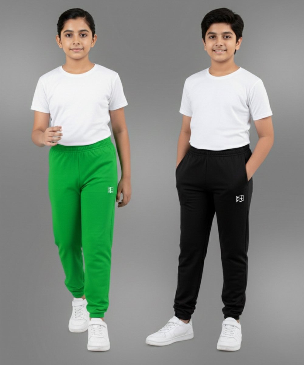 Unisex Basic Joggers | Green,Black - KYDA ONLINE STORE