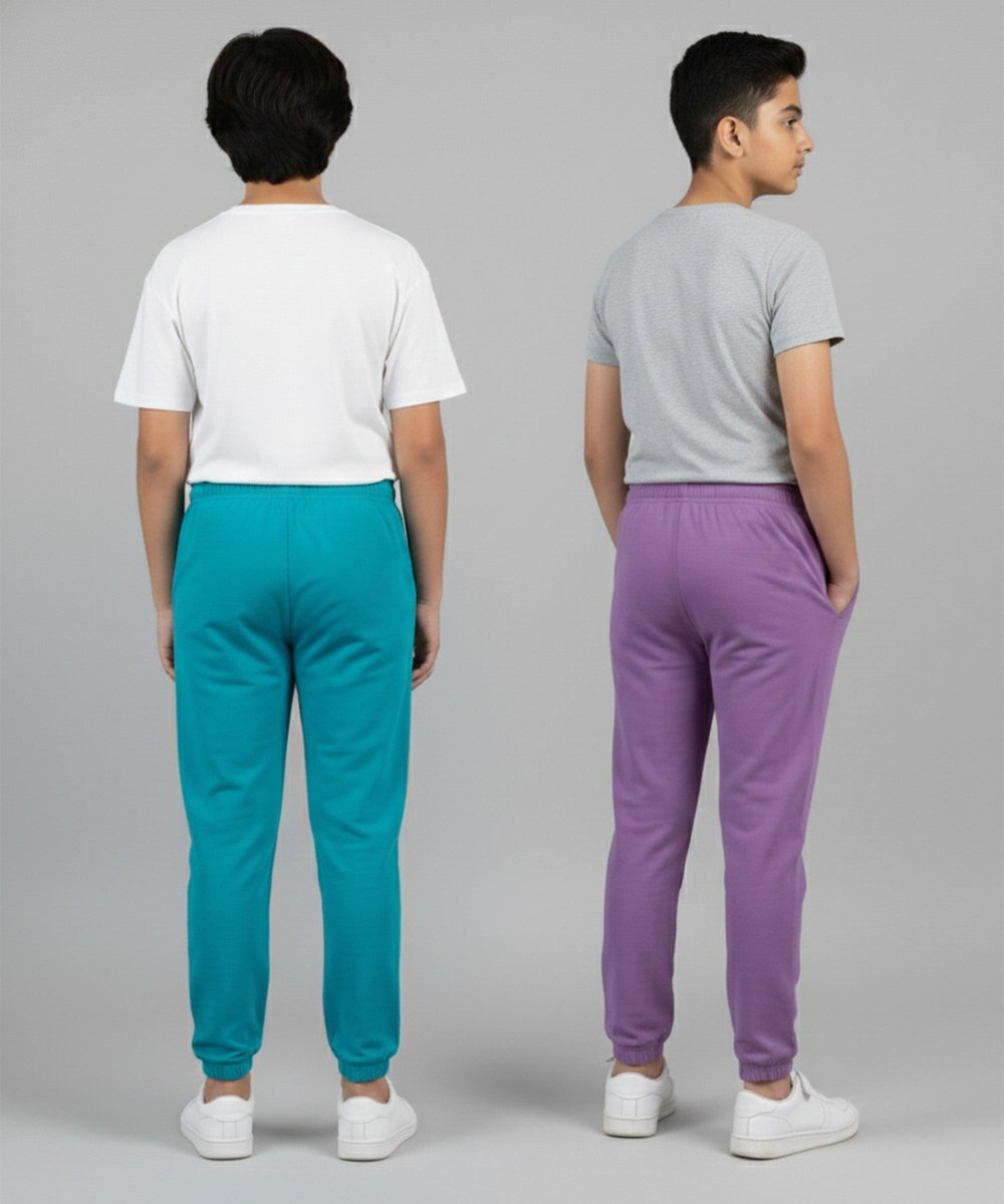 Unisex Basic Joggers | Turquoise, Lavender - KYDA ONLINE STORE