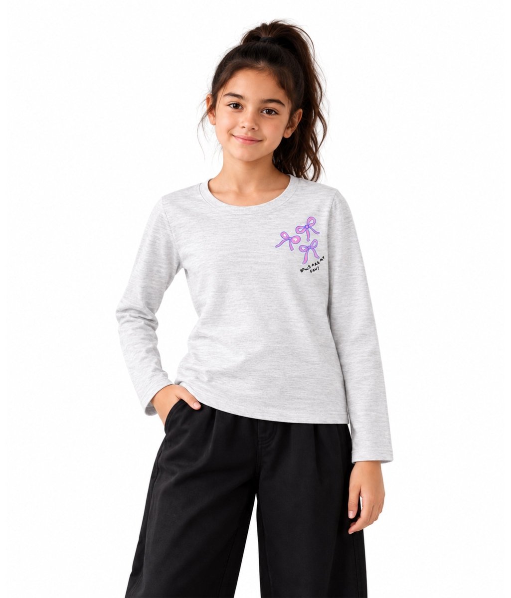 Girls Premium Cotton Full Sleeve Printed T-Shirt | P3 - KYDA ONLINE STORE
