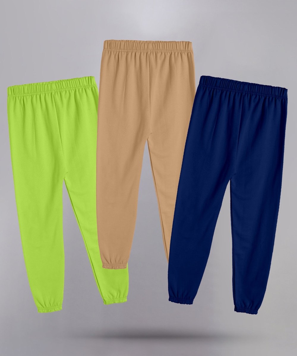 Girls Printed Joggers with Bow – Pack of 3 - KYDA ONLINE STORE