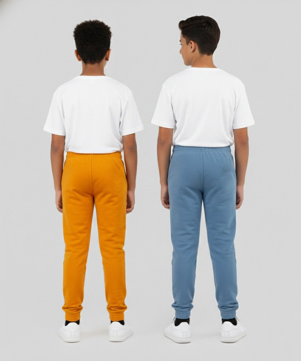 Unisex Basic Joggers | Mustard Yellow, Blue - KYDA ONLINE STORE