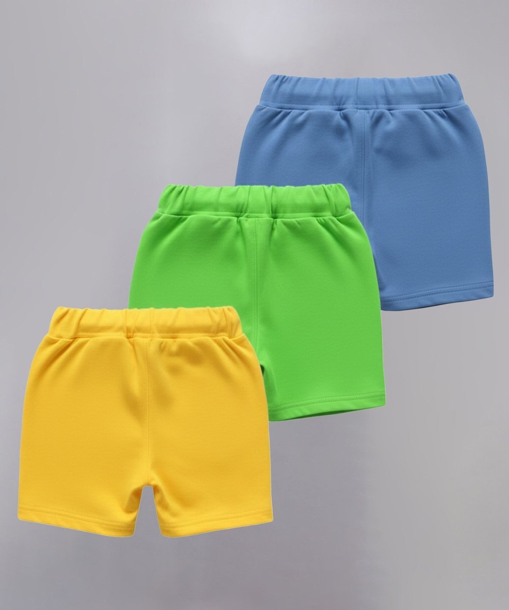 Kids Badge Print Shorts – Pack of 3 - KYDA ONLINE STORE