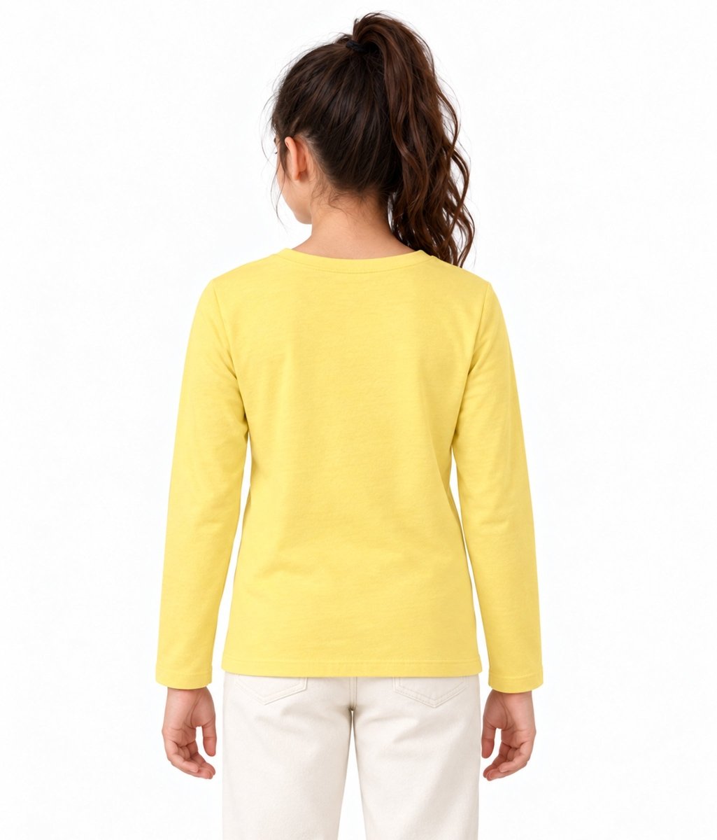 Girls Premium Cotton Full Sleeve Printed T-Shirt | P1 - KYDA ONLINE STORE