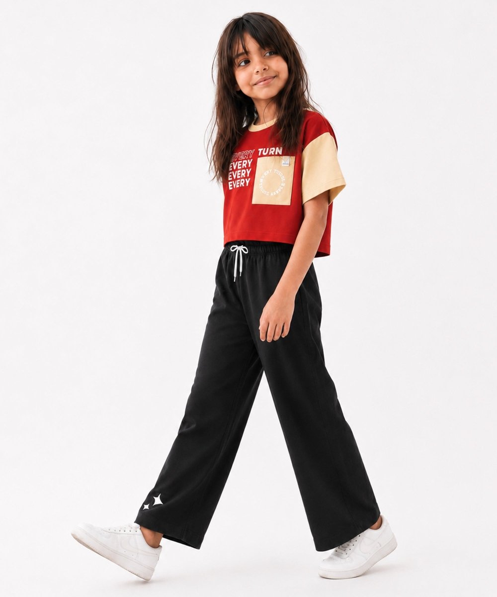 Girls Wide-Leg Palazzo Pants – Summer Wear - KYDA ONLINE STORE