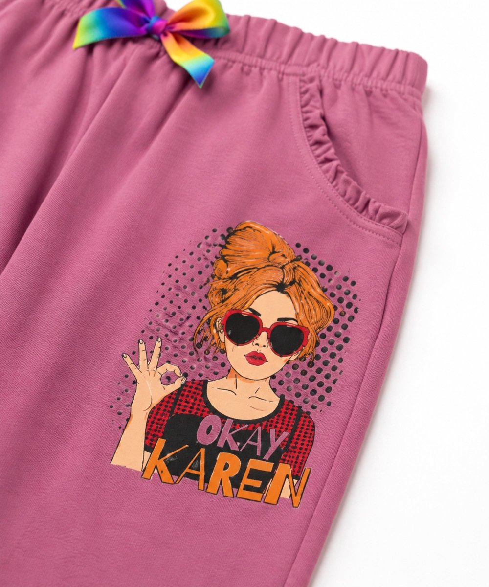 Girls Frill Pocket Joggers – Pack of 2 - KYDA ONLINE STORE