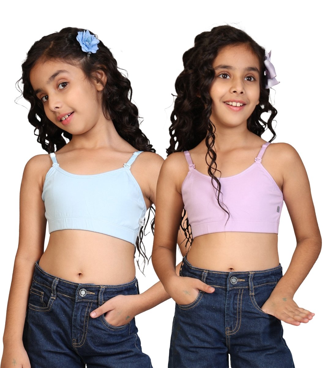 Girls Pre-Teen Beginner Bra | Pack of 2 - KYDA ONLINE STORE