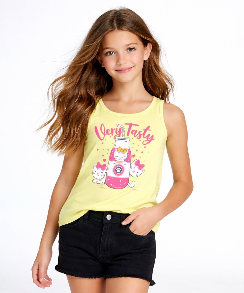 Girls Floral Printed Sleeveless Tees | Pack of 3 - KYDA ONLINE STORE