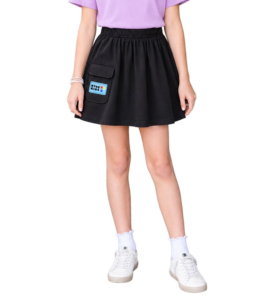 Girls Premium Cotton Bio Washed A Line Skirt | P1 - KYDA ONLINE STORE