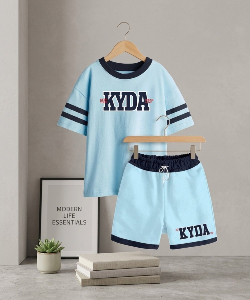 Boys co-ords | Oversized T-shirt with shorts - KYDA ONLINE STORE