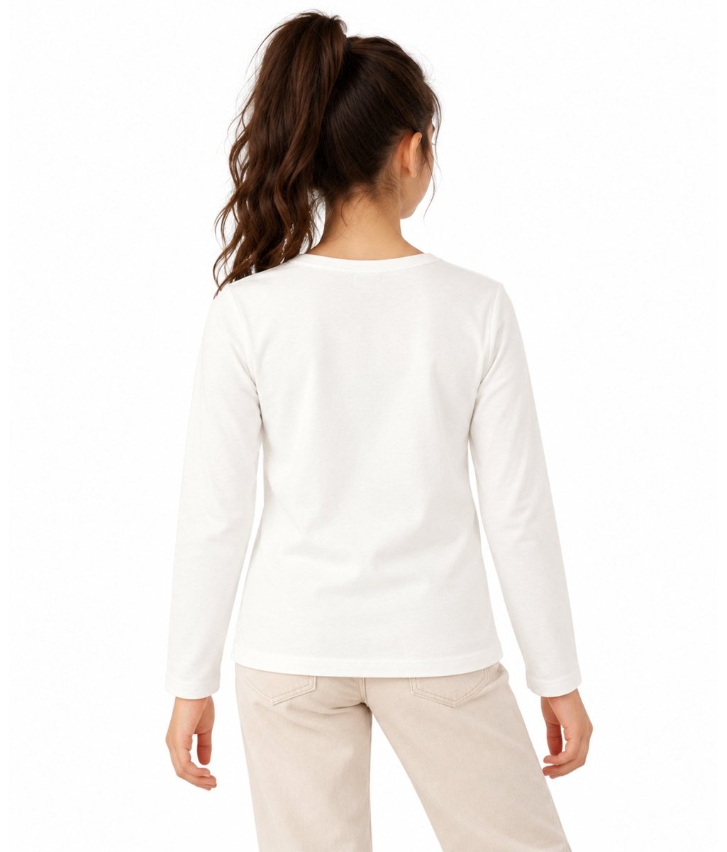 Girls Premium Cotton Full Sleeve Printed T-Shirt | P1 - KYDA ONLINE STORE