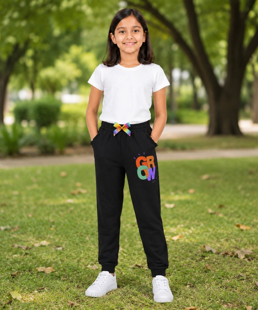 Girls Frill Pocket Joggers – Pack of 2 - KYDA ONLINE STORE