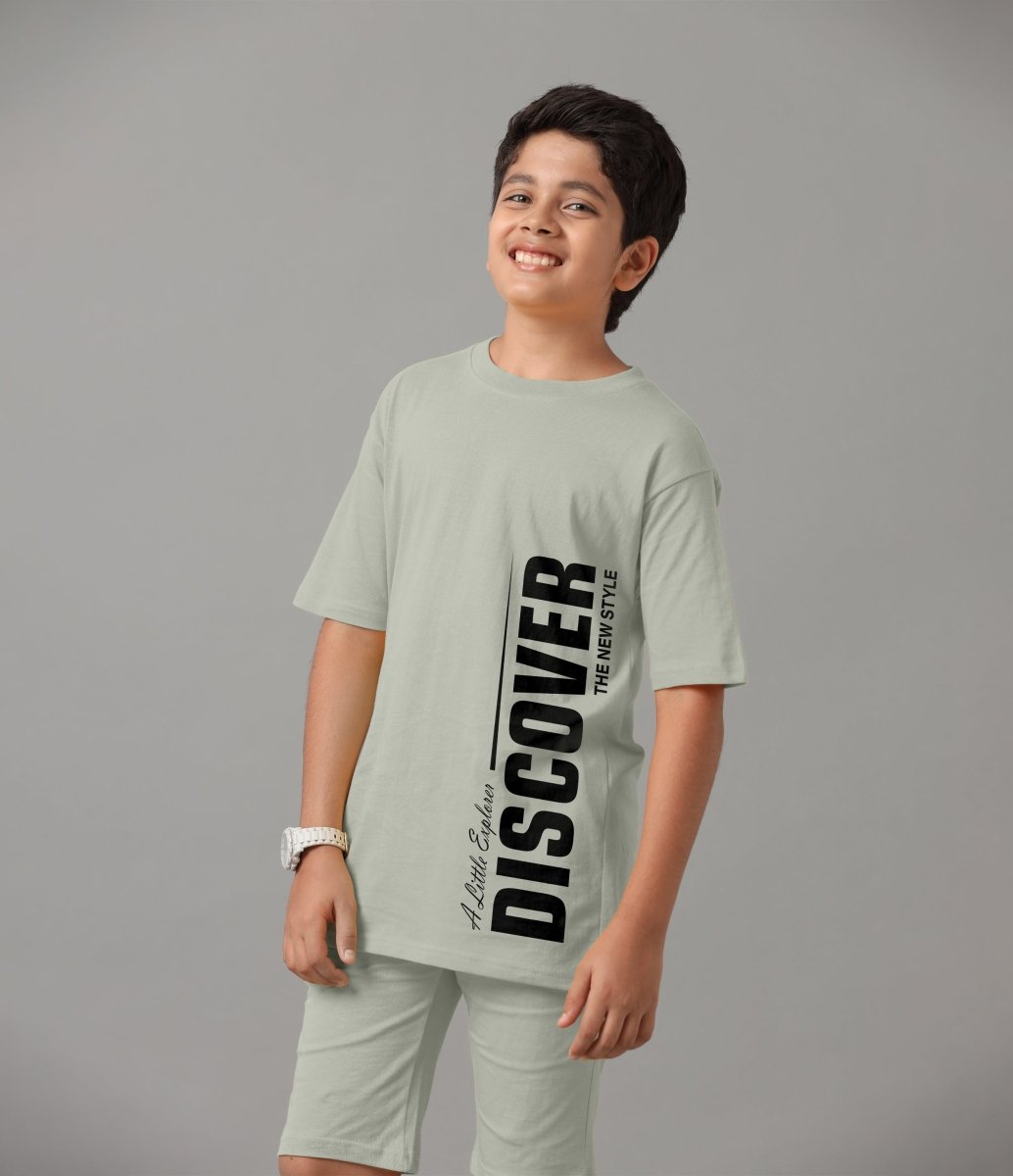 Boys Relaxed Fit Co-ords Set| Grey - KYDA ONLINE STORE