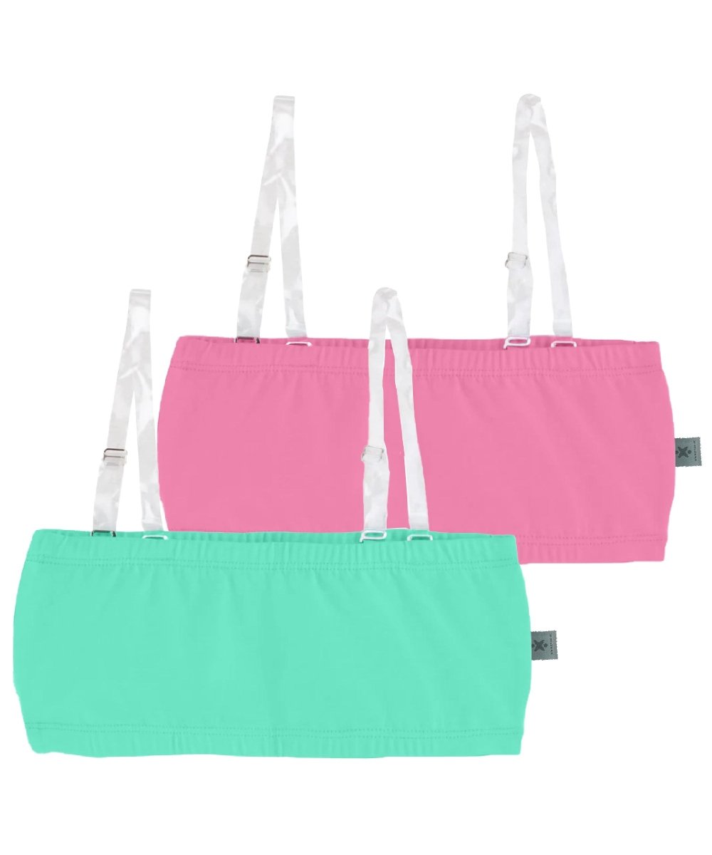 Girls Antibacterial Cotton Non Padded, Chest Double Layered Wireless Sports Training Bra -Pack of 2 - KYDA ONLINE STORE