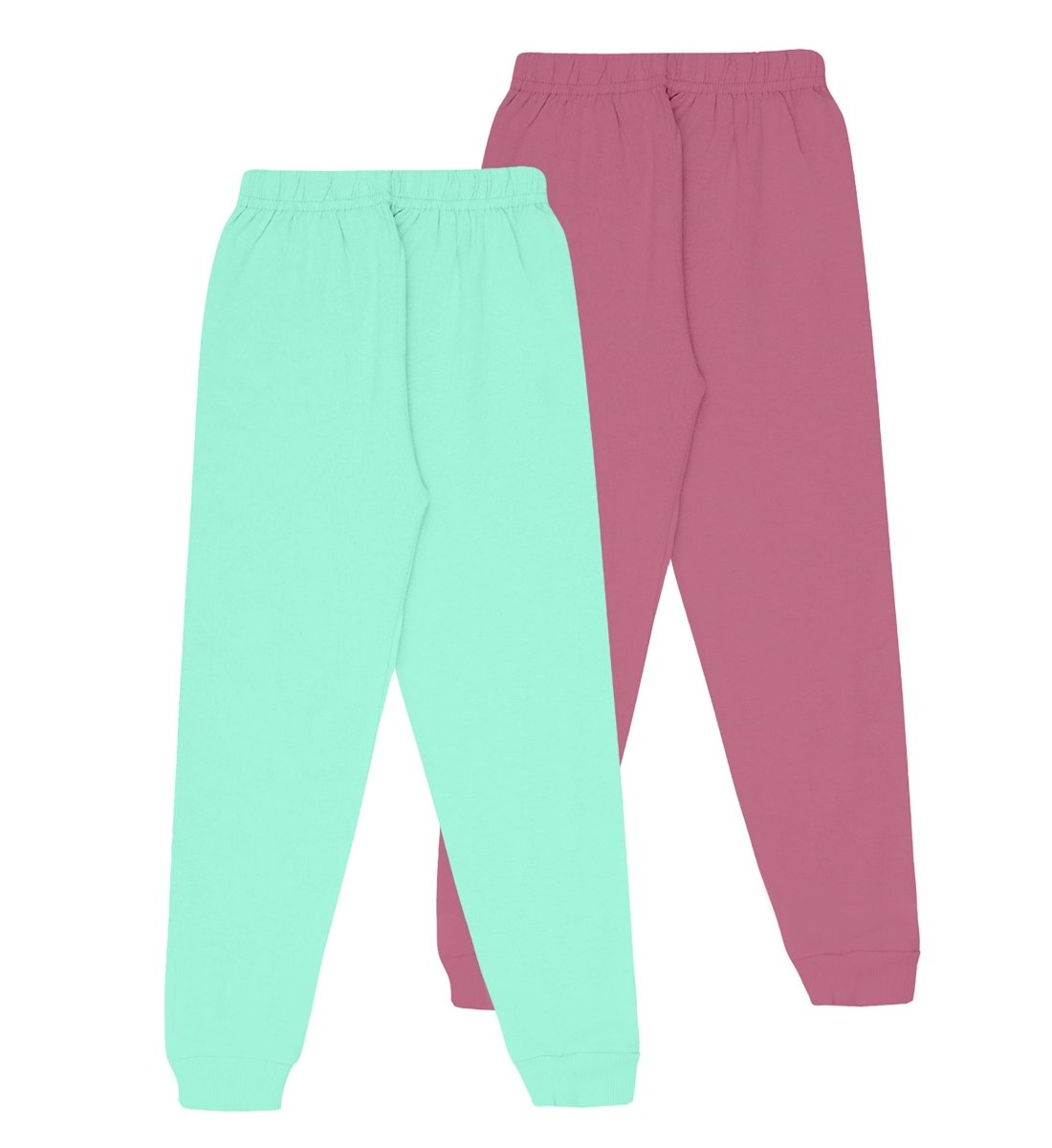 Girls Printed Track Pants with Pocket & Bow | Pack of 2 - KYDA ONLINE STORE