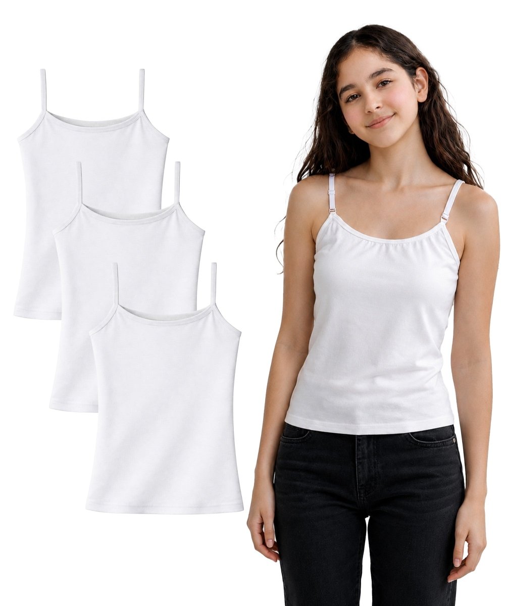 Girls Beginner Padded Camisole – Pack of 3 - KYDA ONLINE STORE