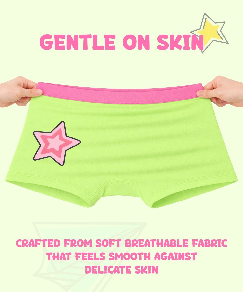 Girls Soft Lycra Cotton Trunks | Pack of 3 - KYDA ONLINE STORE