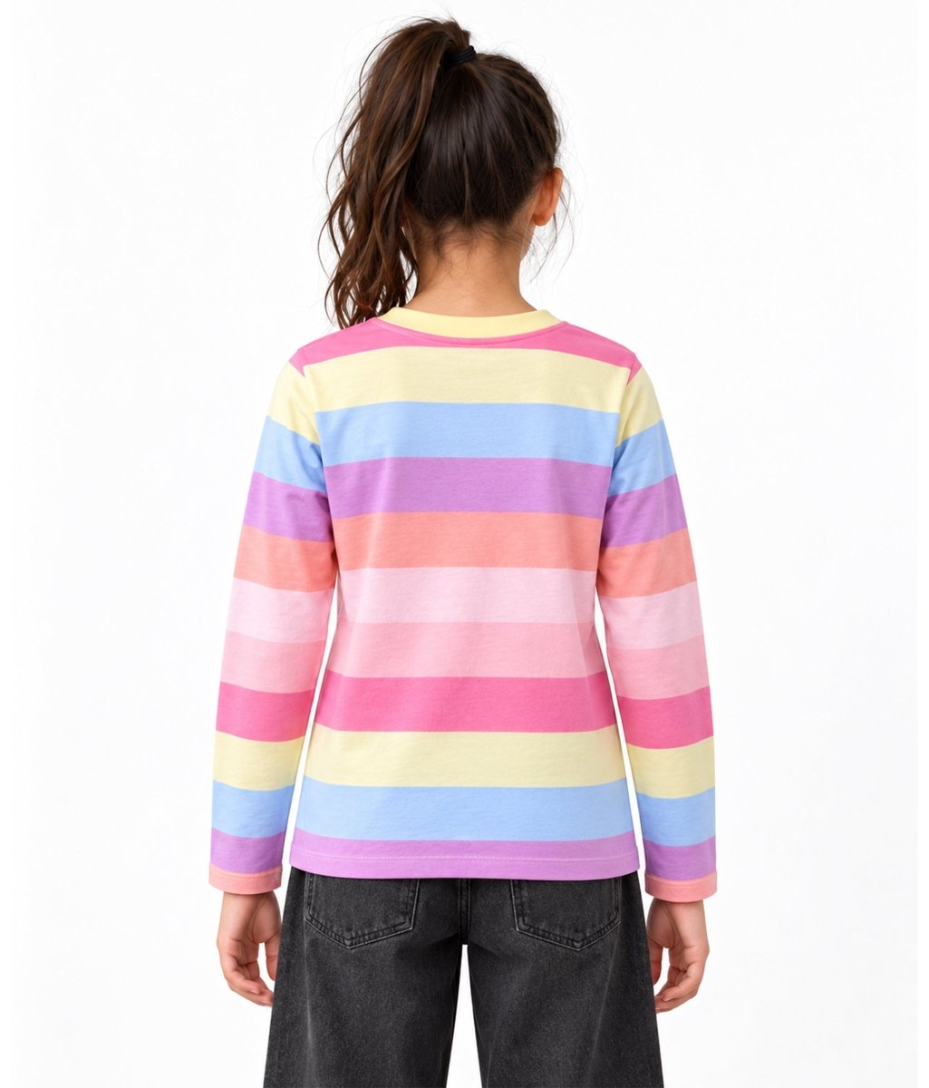 Girls Premium Cotton Full Sleeve Printed T-Shirt | P1 - KYDA ONLINE STORE