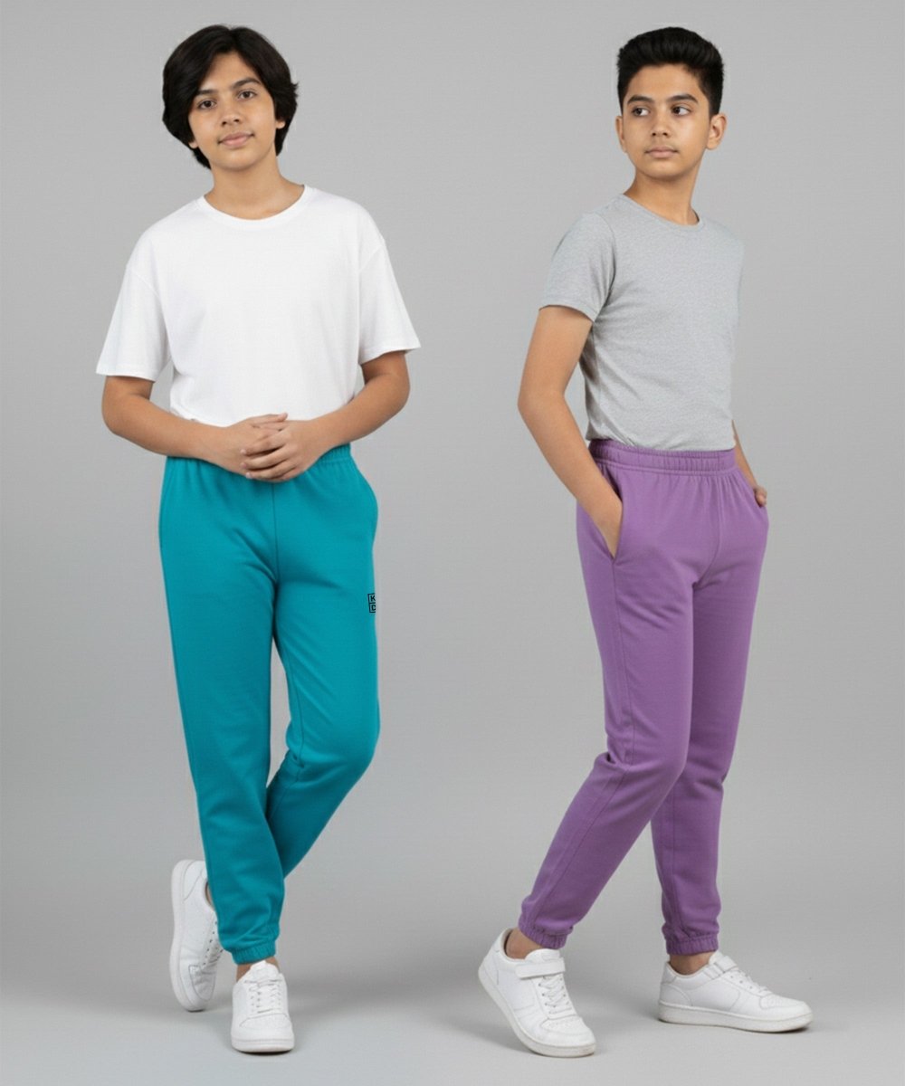 Unisex Basic Joggers | Turquoise, Lavender - KYDA ONLINE STORE